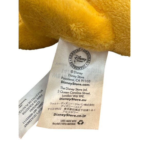 Disney Store Genuine Original Pluto Plush Stuffed Animal Toy Laying Down 8" - Picture 3 of 4